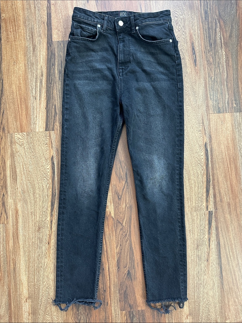 BDG Urban Outfitters High-Rise Skinny Black Denim Jeans Size 28